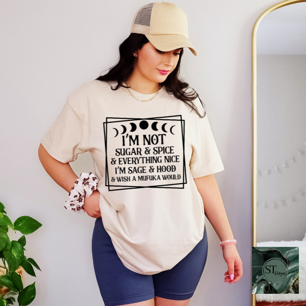 I'm not sugar and spice T-Shirt-3