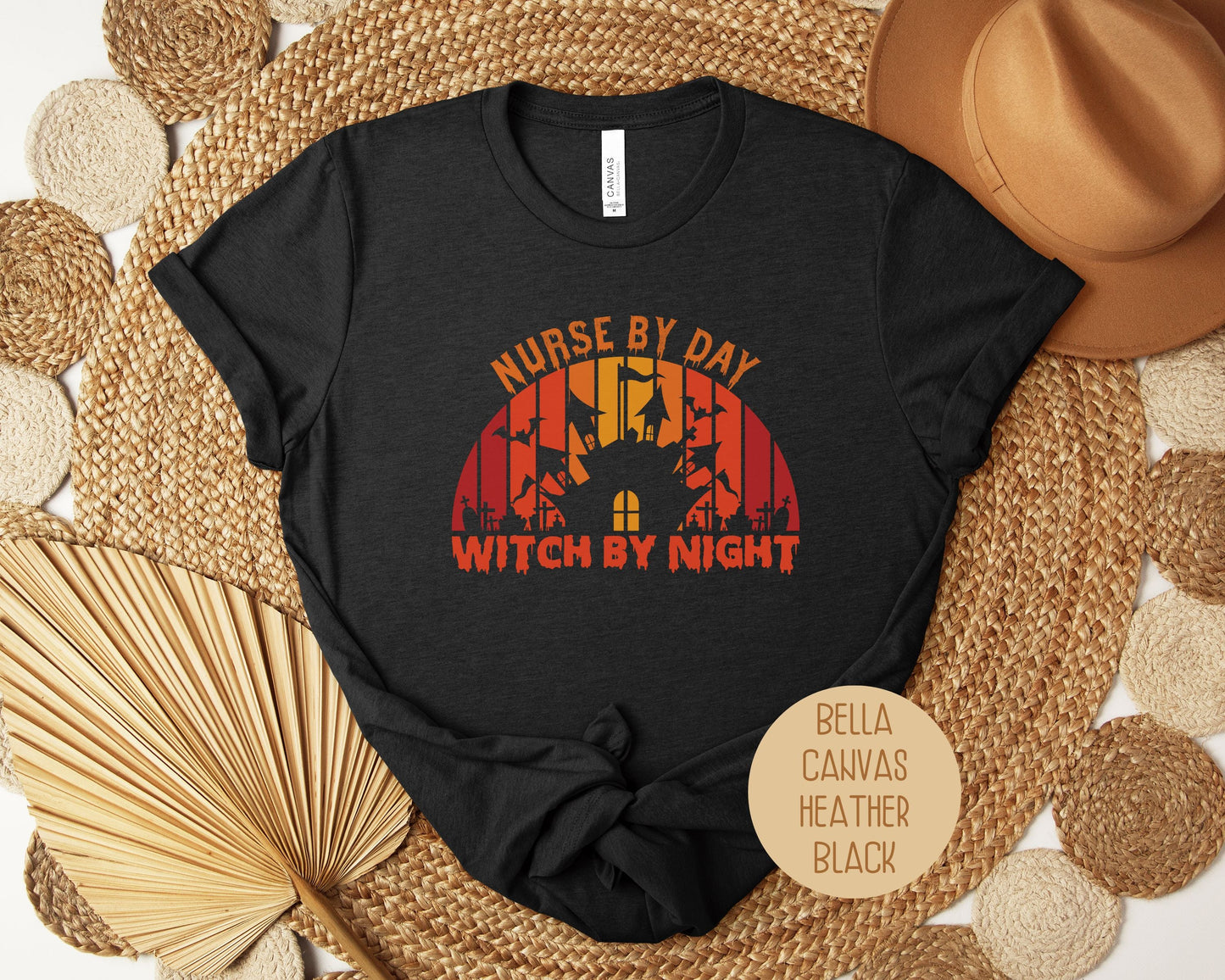 Nurse by Day Witch by Night Shirt-4