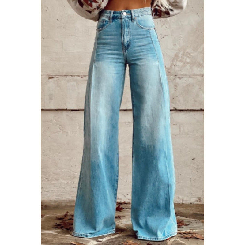 Retro Boho Wide Leg Pants - Festival Floral Streetwear