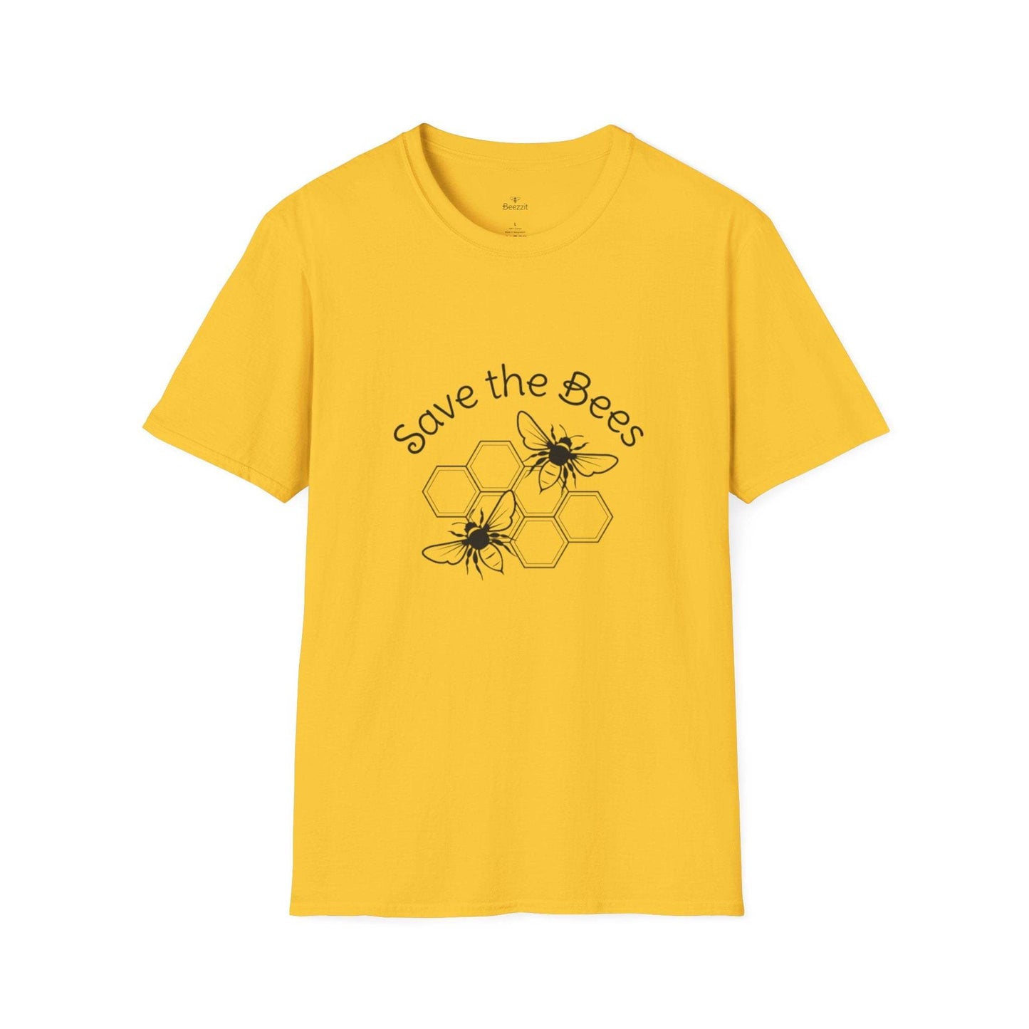 Save The Bees Graphic Tee - Eco Friendly Casual Unisex T-Shirt