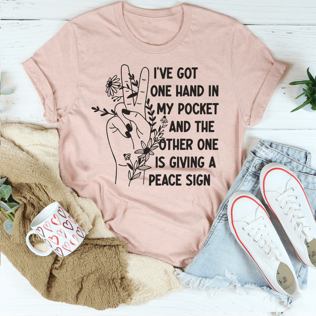I've Got One Hand In My Pocket T-Shirt-3
