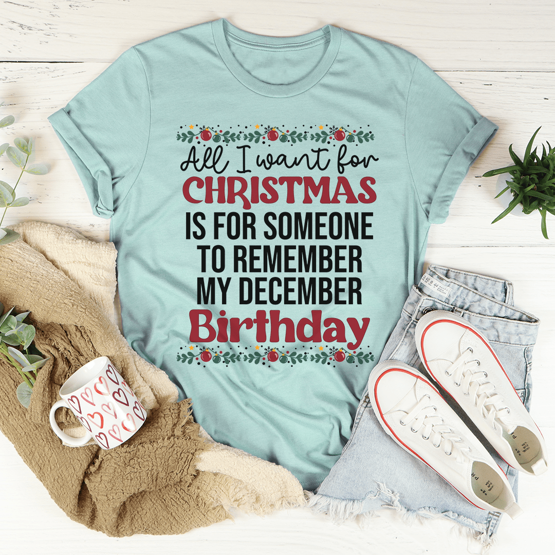 My December Birthday Tee-3