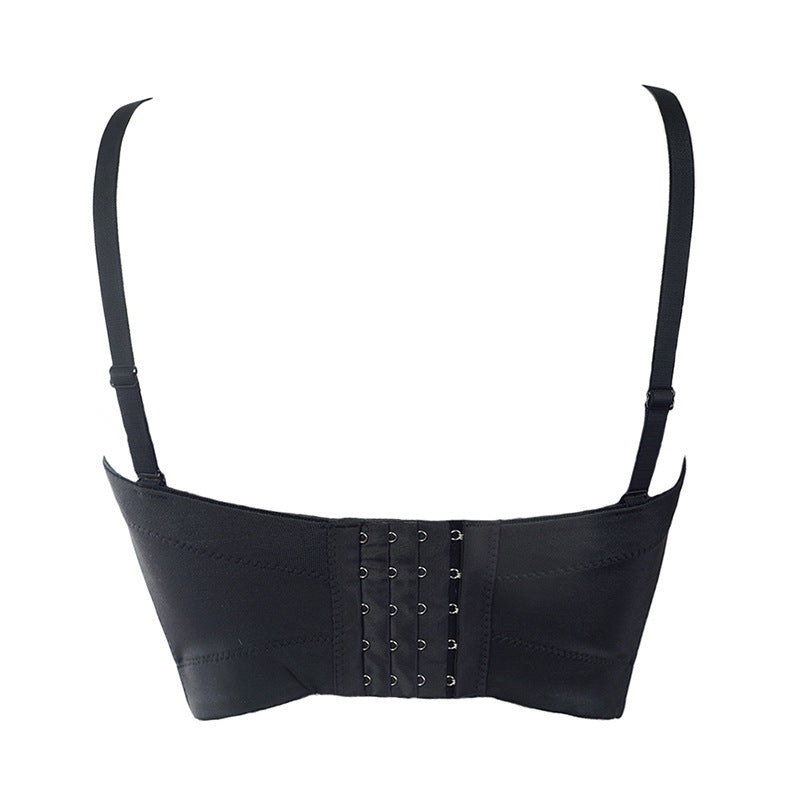 3D Floral Corset Wrap Bra - Sling Strap Bustier Top