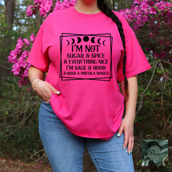 I'm not sugar and spice T-Shirt-4