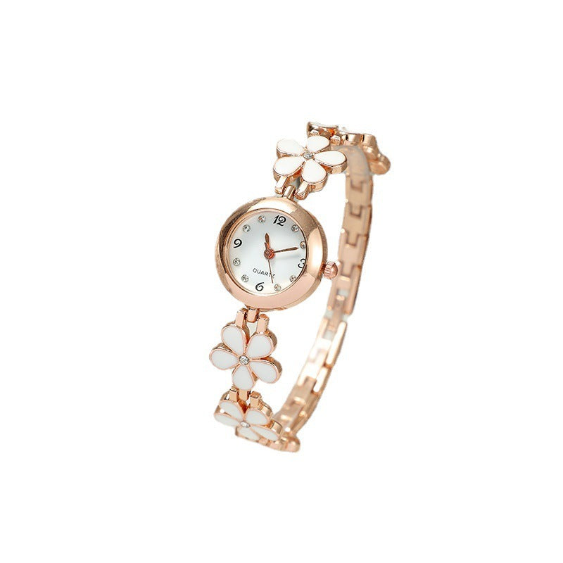 Women's Daisy Charm Watch & Jewelry Gift Set - 6-Piece Flower Accessory Box