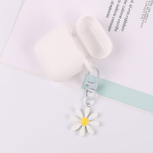 Daisy Flower Keychain Charm - Cute Bag, Phone & Case Accessory