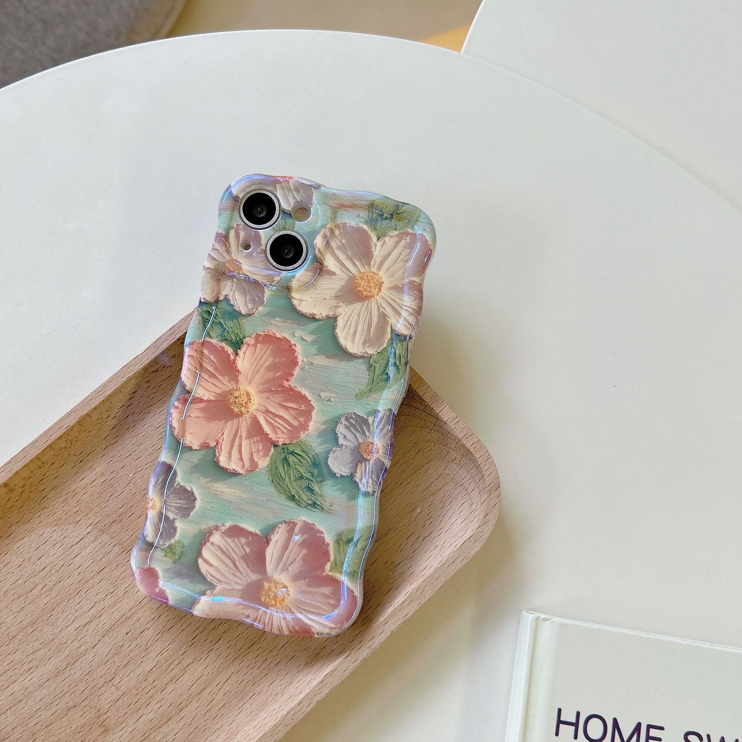 Oil Painting Flower Phone Case - Colorful Floral Protective Cover