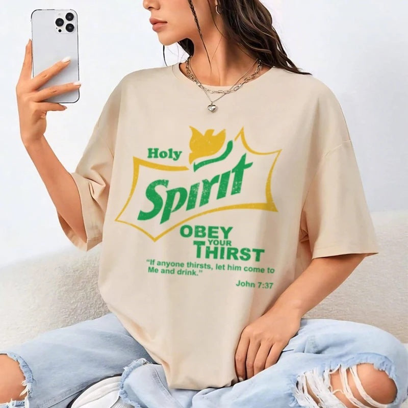 Holy Spirit "Obey Your Thirst" Christian Graphic Tee - Unisex