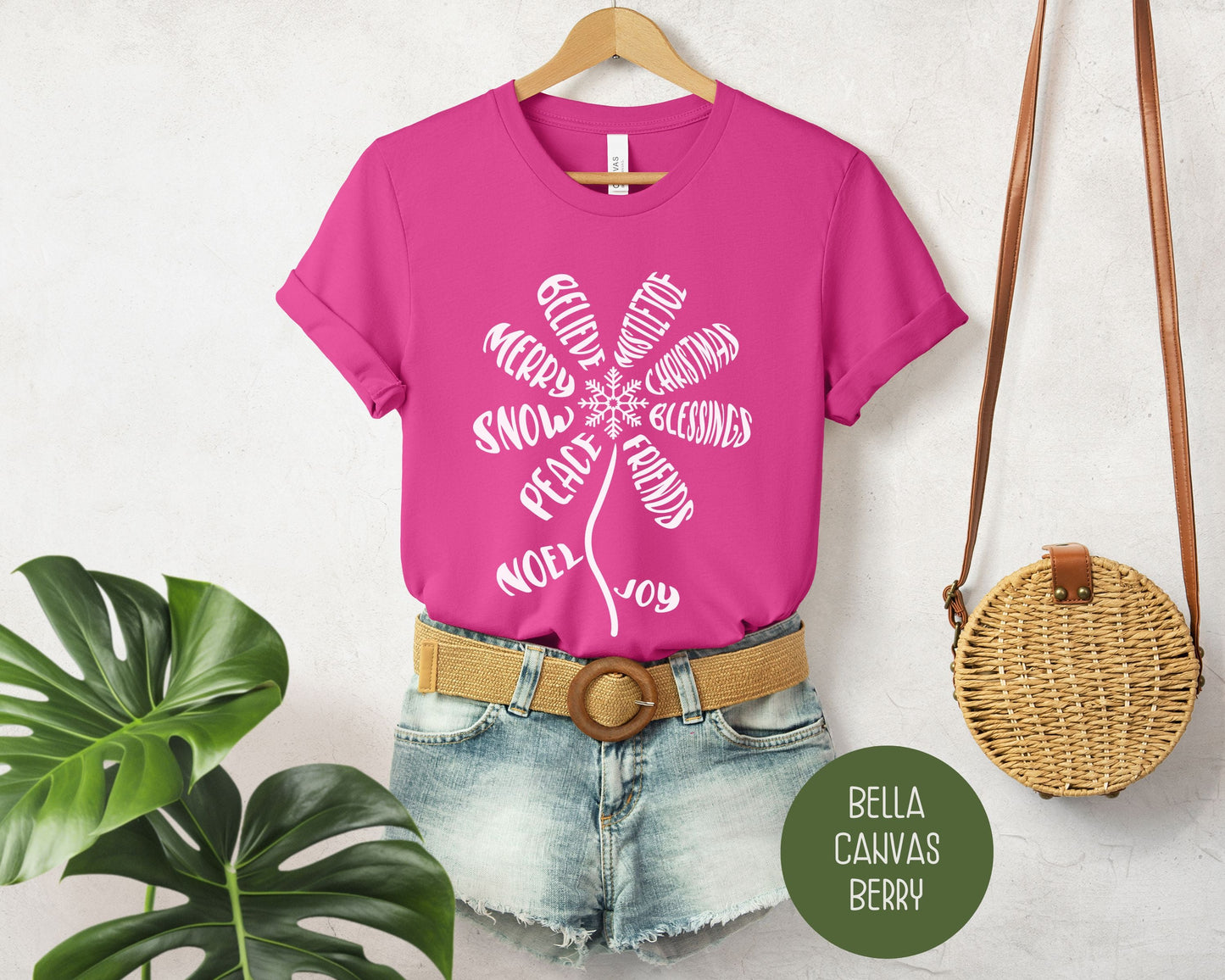 Cute Christmas Flower Shirt-2