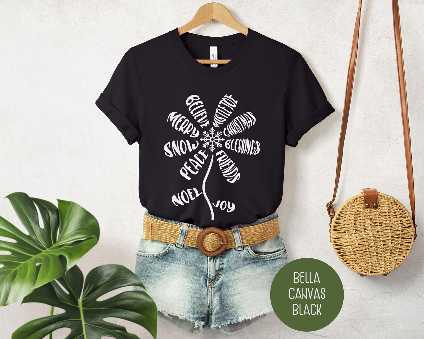 Cute Christmas Flower Shirt-3