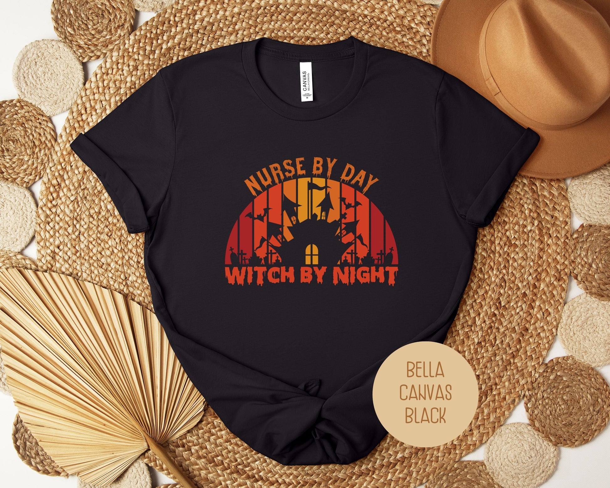 Nurse by Day Witch by Night Shirt-0