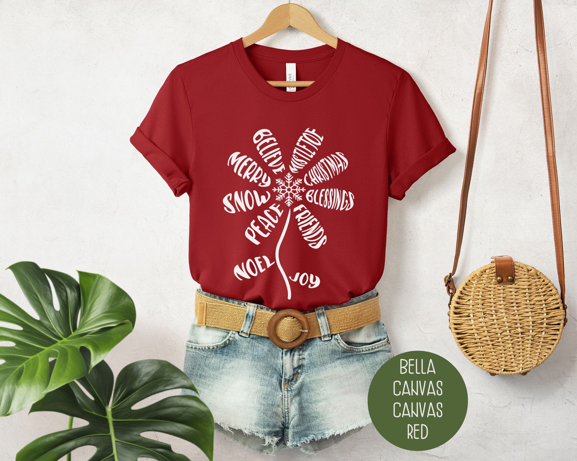 Cute Christmas Flower Shirt-4
