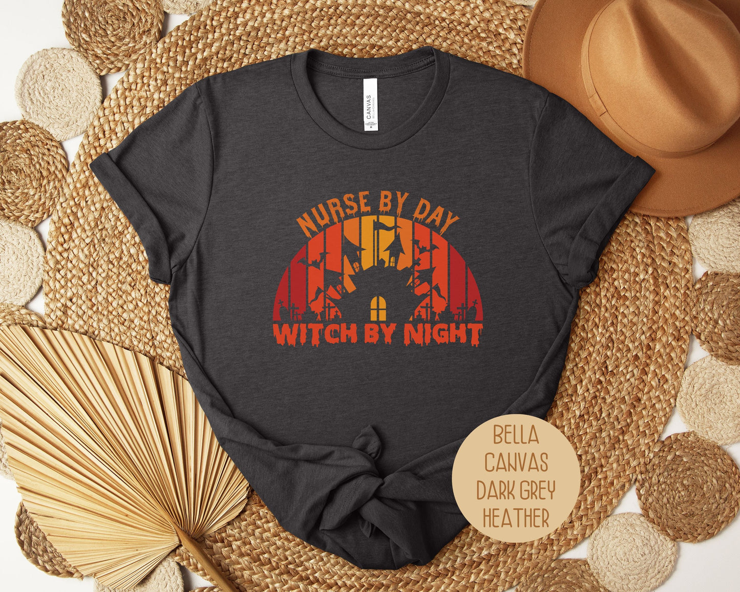 Nurse by Day Witch by Night Shirt-2
