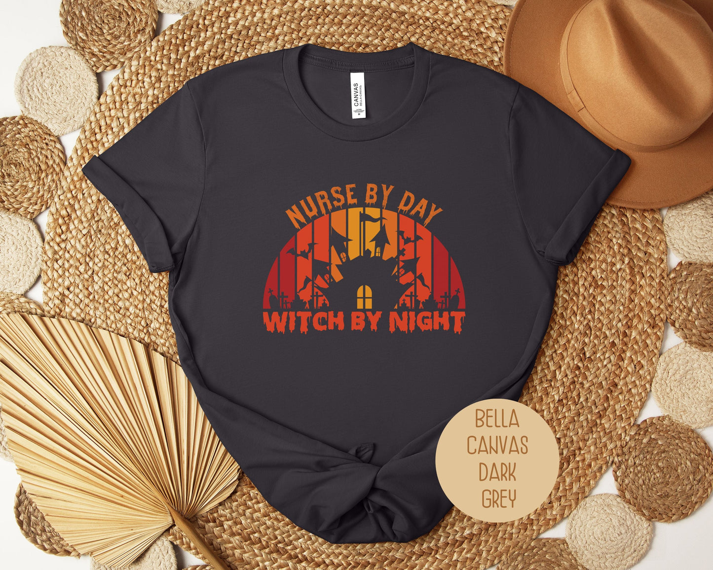 Nurse by Day Witch by Night Shirt-3