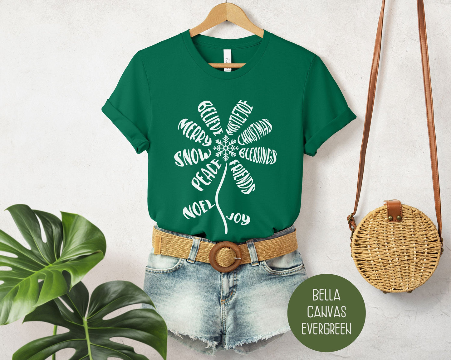 Cute Christmas Flower Shirt-6