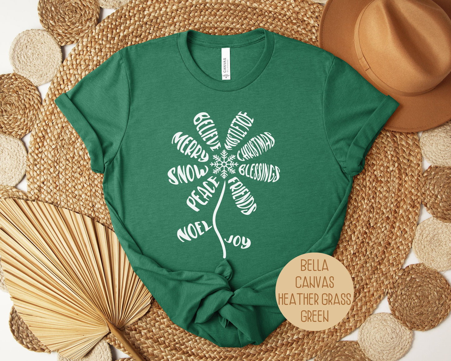 Cute Christmas Flower Shirt-7