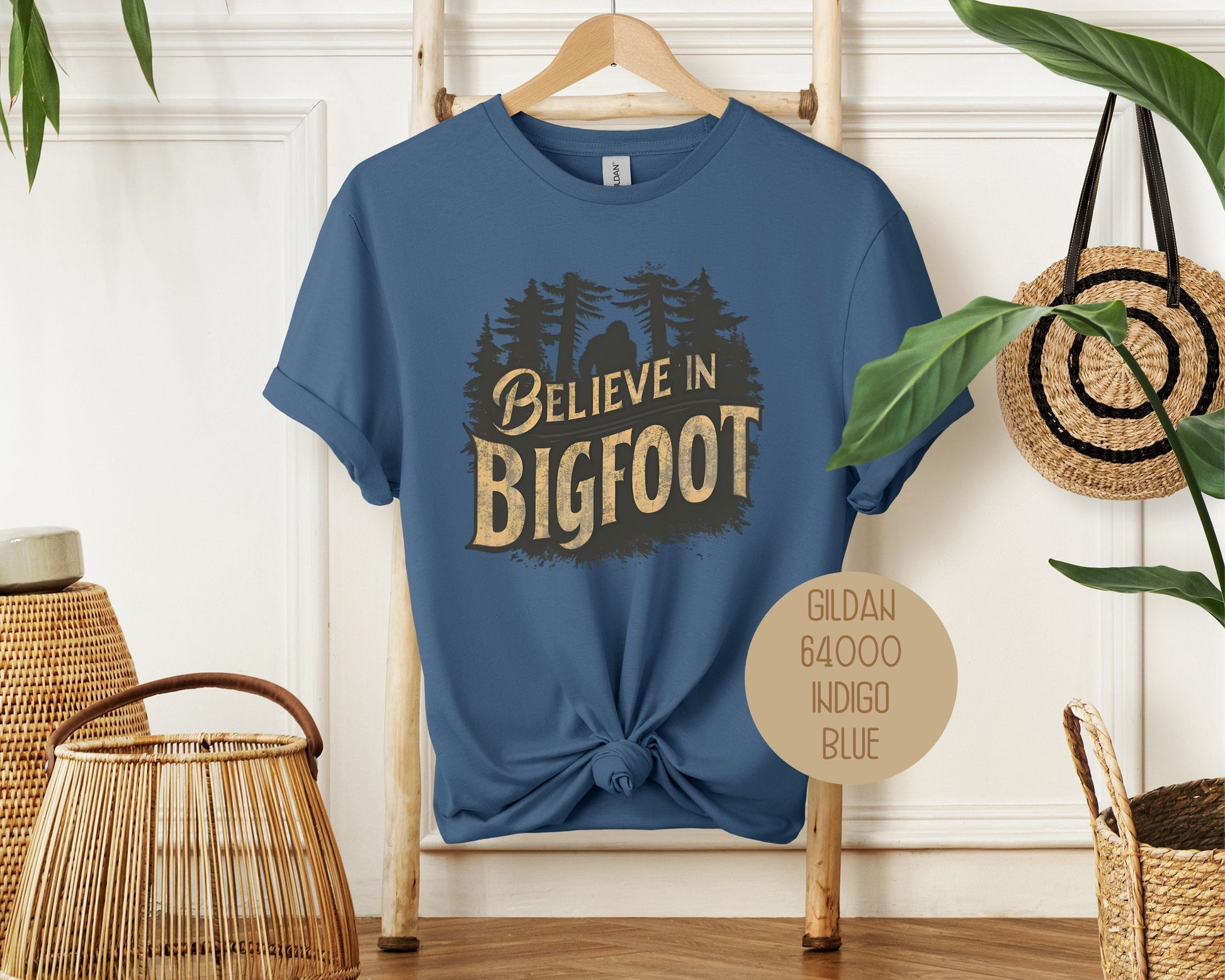 I Believe in Bigfoot Shirt-5