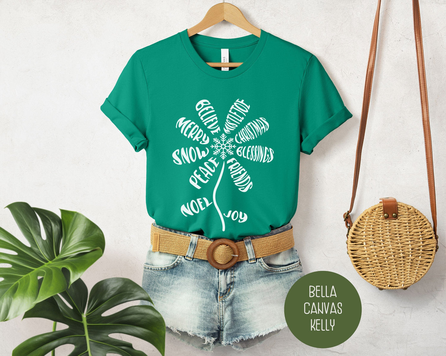 Cute Christmas Flower Shirt-8
