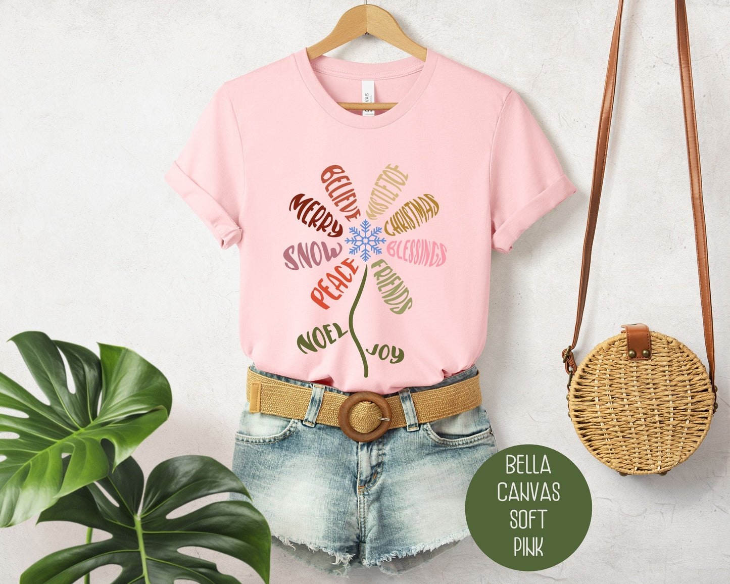 Cute Christmas Flower Shirt-0