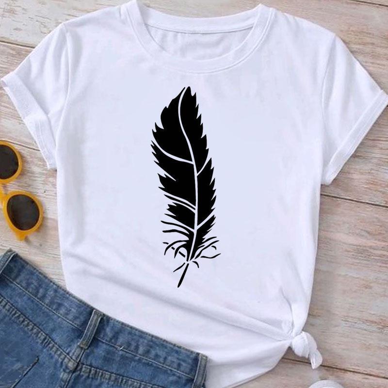 Boho Graphic T-Shirt - Nature, Floral & Eiffel Tower Print Tees