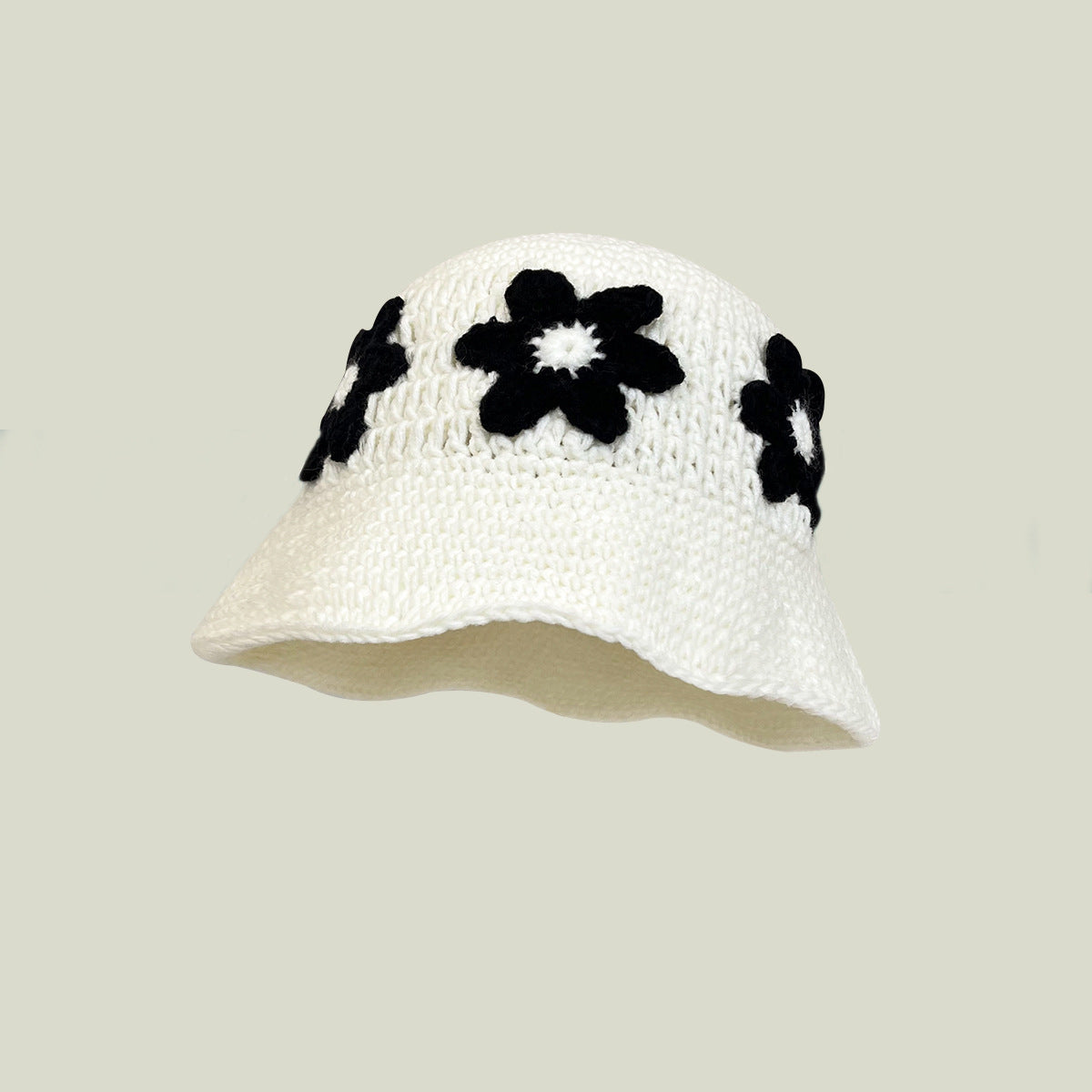Handmade Crochet Flower Bucket Hat - Retro Boho Style