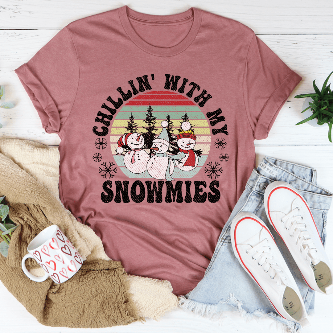 Chillin' With My Snowmies T-Shirt-1