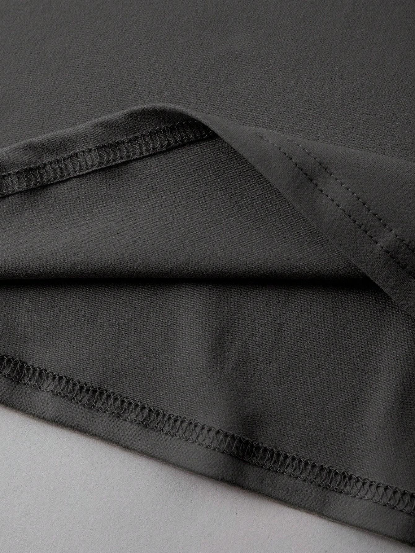 Spooky Squad Oversized Halloween Graphic Tee - Unisex Round Neck