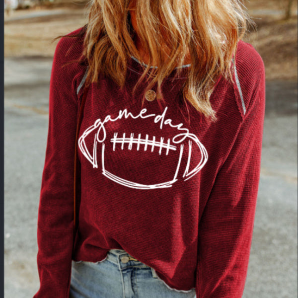 Game Day Football Graphic Pullover