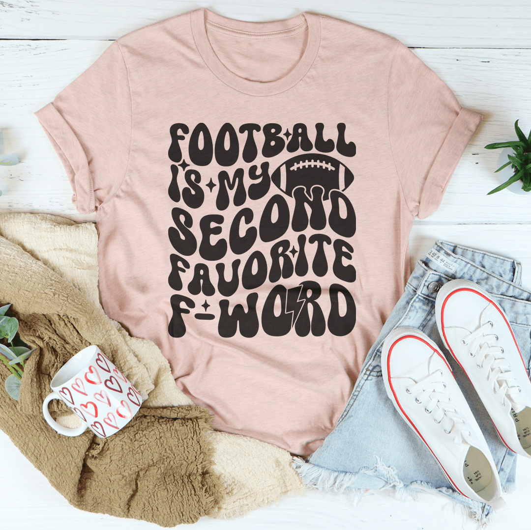Football Is My Second Favorite F Word Tee-2