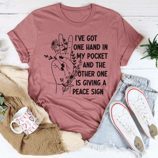 I've Got One Hand In My Pocket T-Shirt-0