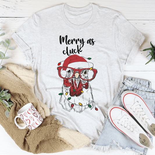 Merry As Cluck Tee-0