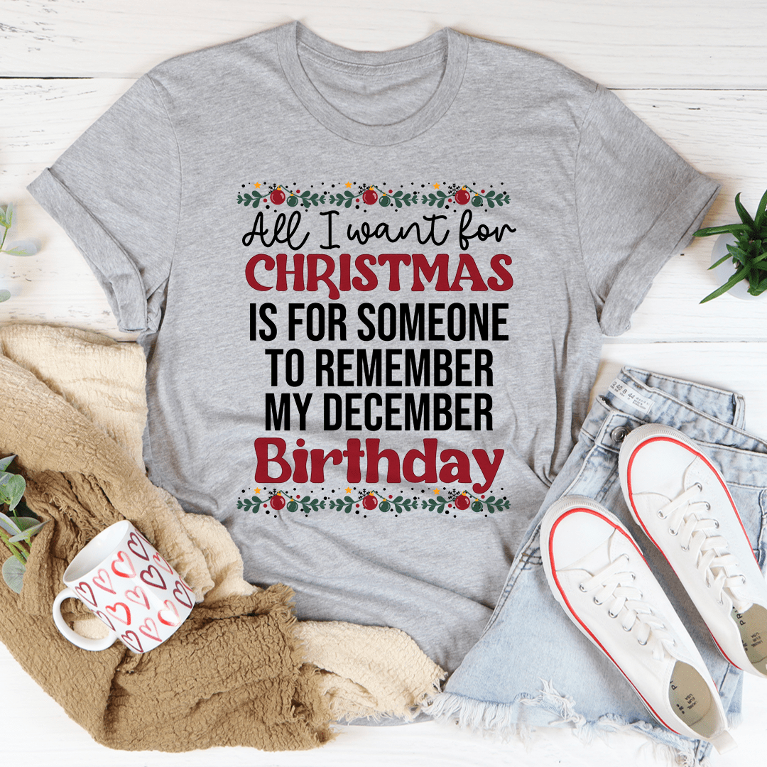 My December Birthday Tee-1
