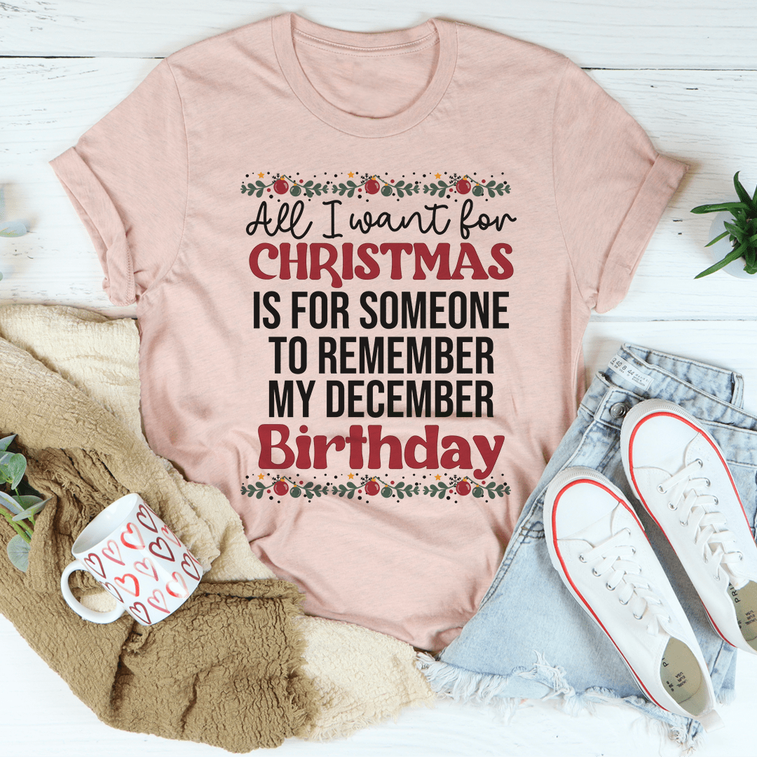 My December Birthday Tee-2